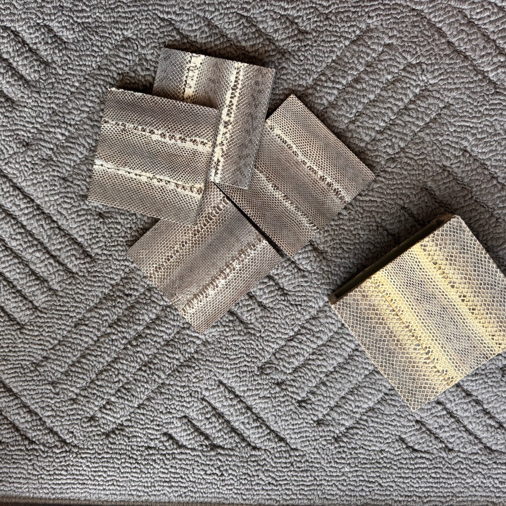 Faux Croc coasters Set of 4